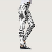 骨格 レギンス (右)