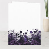 骨深い鑑賞ハロウィーン サンキューカード (裏面)