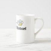 骨灰磁器のマグは蜂私のメイド・オブ・オーナー（花嫁付き添い人） ボーンチャイナマグカップ (右)