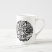 骨灰磁器のGrincheuxの天使の願い ボーンチャイナマグカップ (右)