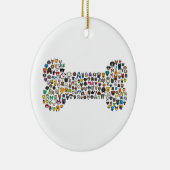 骨犬の漫画 セラミックオーナメント (右)