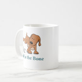 骨犬へのおもしろいな悪い状態 コーヒーマグカップ (正面左)