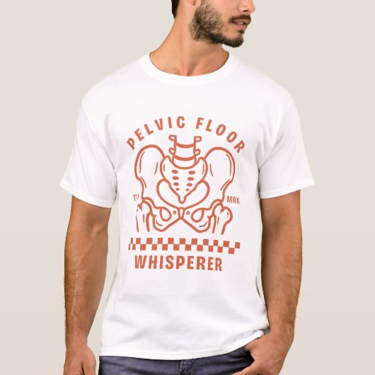 骨盤フロアのささやき役 Tシャツ (正面)