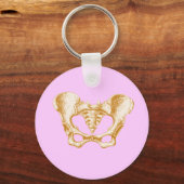 骨盤下視（症） キーホルダー (正面)