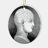 骨相学 セラミックオーナメント (左)