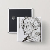 骨相学 缶バッジ (正面&裏面)