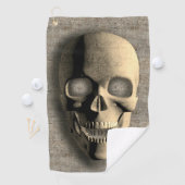 骨粉不気味骨スカルゴルフタオル ゴルフタオル (インサイチュ)