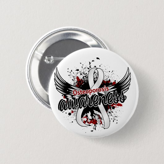 骨粗しょう症の認識度16 缶バッジ (正面&裏面)