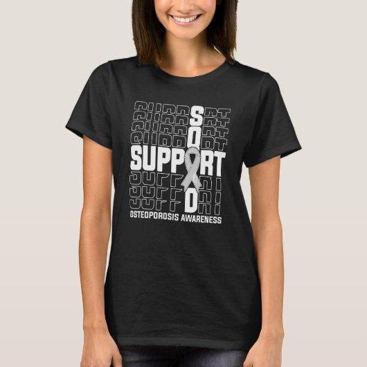 骨粗しょう症啓発サポートチーム Tシャツ (正面)