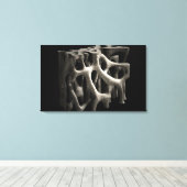 骨粗鬆症による骨構造 キャンバスプリント (インサイチュ (ウッドフロア))