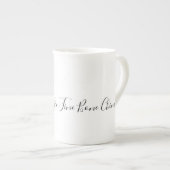 骨素晴らし中国マググ ボーンチャイナマグカップ (正面右)