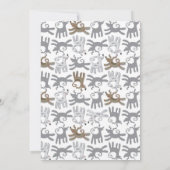 骨組みがとても幸せな犬 招待状 (裏面)