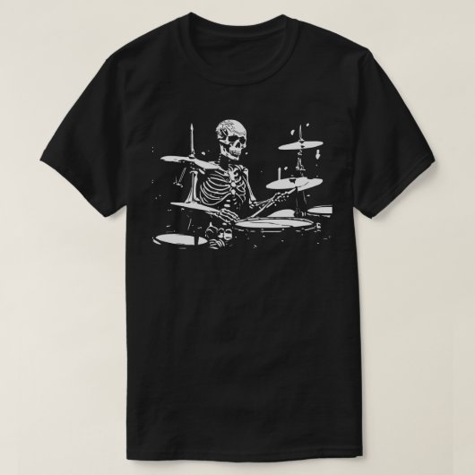 骨組みドラム Tシャツ (デザイン正面)