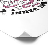 骨組み手作りハート ポスター (角)