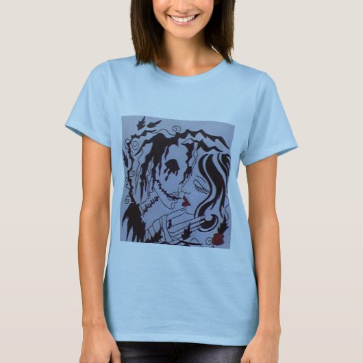 骨組キス Tシャツ (正面)
