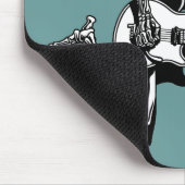 骨組ギタリストは跳びます マウスパッド (コーナー)