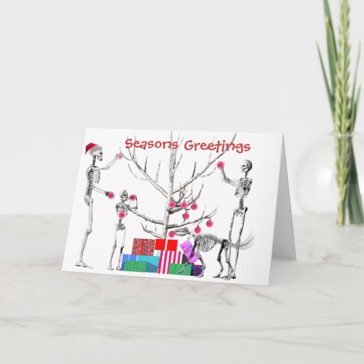 骨組クリスマス シーズンカード (正面)