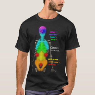 骨組チャクラ Tシャツ