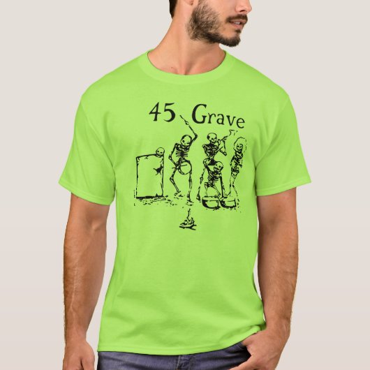 骨組バンド「45 grave tシャツ (正面)