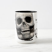 骨組フロッシングのマグ ツートーンマグカップ (中央)