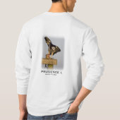 骨組及びポーランド人の得られた餌か。 Tシャツ (裏面)