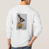 骨組及びポーランド人の得られた餌か。 Tシャツ (裏面)