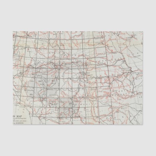 骨組地図 薄葉紙 (正面)