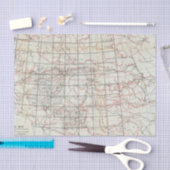 骨組地図 薄葉紙 (クラフト)