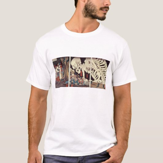 骨組幽霊、c.1845に挑むMitsukini Tシャツ (正面)