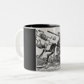 骨組攻撃のマグ ツートーンマグカップ (正面左)