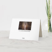 骨組新郎新婦の挨拶状 カード (裏面)