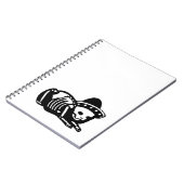 骨組猫の昼寝 ノートブック (左側)