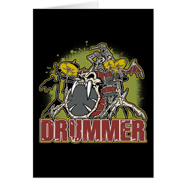 骨組石のドラマー (正面)