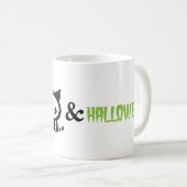 骨組豚のようなハロウィン コーヒーマグカップ (正面右)