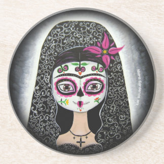 骨組顔のコースター コースター