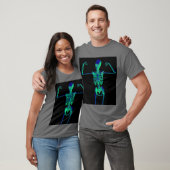 骨組骨の人のTシャツ Tシャツ (ユニセックス)