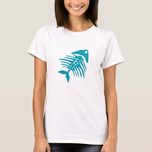 骨組魚の骨 Tシャツ (正面)