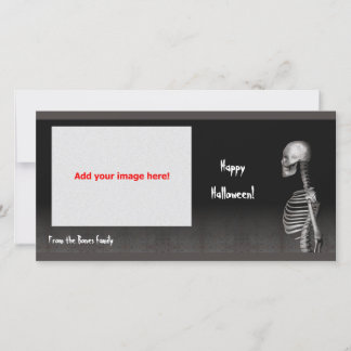 骨組-ハロウィンの写真カード シーズンカード