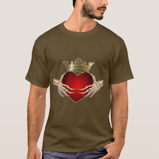 骨組Claddagh Tシャツ (正面)