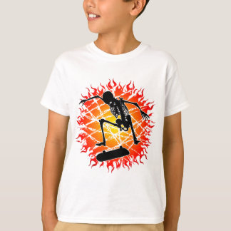 骨組kickflip tシャツ