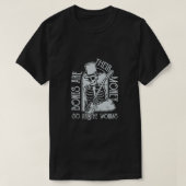 骨考えは金離れだ Tシャツ (デザイン正面)