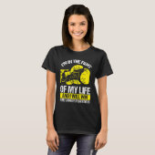 骨肉腫がん認識度骨黄色帯 Tシャツ (正面フル)