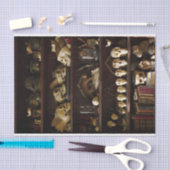 骨董品のスカル 薄葉紙 (クラフト)