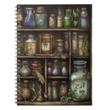 骨董品の魔女の箱ハーブと眼球