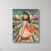 骨董品通路 キャンバスプリント (正面)