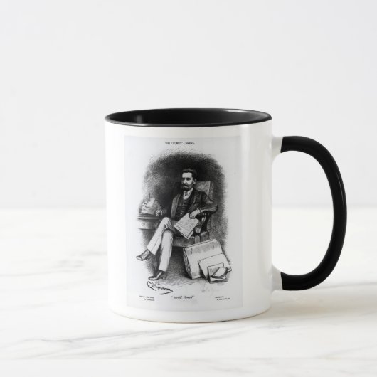 「骨董品」からのジョーゼフ・ピューリツァー、1887年 マグカップ (右)