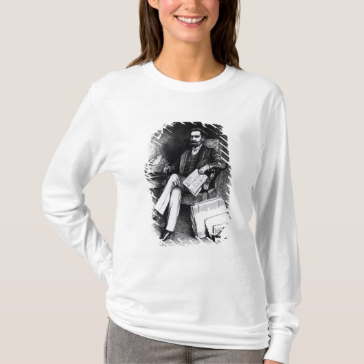 「骨董品」からのジョーゼフ・ピューリツァー、1887年 Tシャツ (正面)
