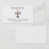 骨董屋の名刺のテンプレート 名刺 (正面/裏面)