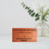 骨董屋の名刺 名刺 (スタンド正面)