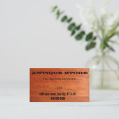 骨董屋の名刺 名刺 (スタンド正面)